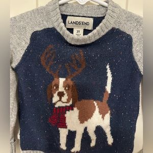 Toddler Holiday Dog Sweater
